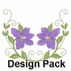 Elegant Flower 6 machine embroidery designs