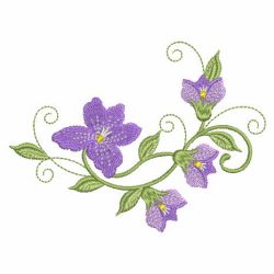 Elegant Flower 6 12 machine embroidery designs