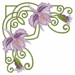 Elegant Orchid 10 machine embroidery designs