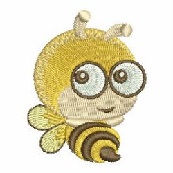 Cute Bee 06 machine embroidery designs