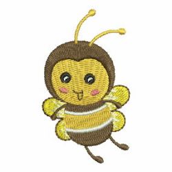 Cute Bee 08 machine embroidery designs