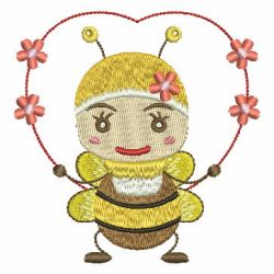 Cute Bee 11 machine embroidery designs