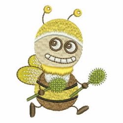 Cute Bee 12 machine embroidery designs