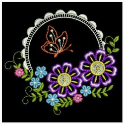 Dancing Butterflies 06 machine embroidery designs