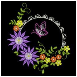 Dancing Butterflies 08 machine embroidery designs