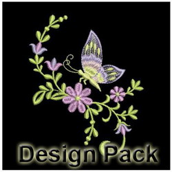 Colorful Butterflies machine embroidery designs