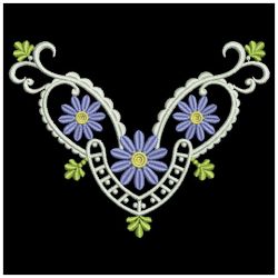 Amazing Flower Corners 07 machine embroidery designs