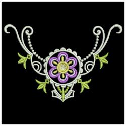 Amazing Flower Corners 09 machine embroidery designs