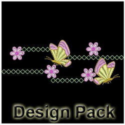 Butterfly Borders machine embroidery designs
