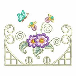 Heirloom Dancing Butterflies 01 machine embroidery designs