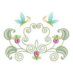 Heirloom Dancing Butterflies 02 machine embroidery designs