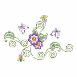 Heirloom Dancing Butterflies 08 machine embroidery designs