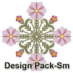 Fancy Flower Quilt 1(Sm) machine embroidery designs