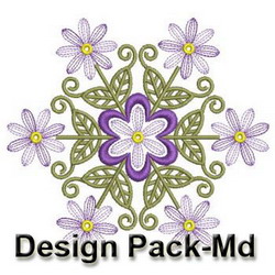 Fancy Flower Quilt 1(Md) machine embroidery designs