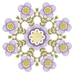 Fancy Flower Quilt 1 08(Lg) machine embroidery designs