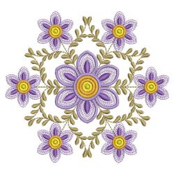 Fancy Flower Quilt 1 10(Sm) machine embroidery designs