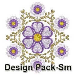 Fancy Flower Quilt 2(Sm) machine embroidery designs