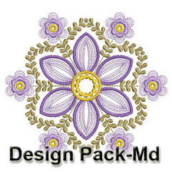 Fancy Flower Quilt 2(Md) machine embroidery designs