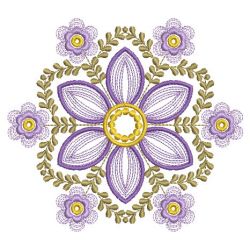 Fancy Flower Quilt 2 01(Sm) machine embroidery designs