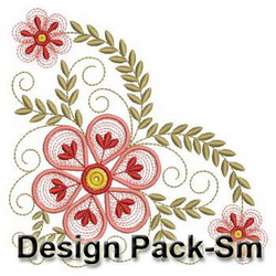 Fancy Flower Corner(Sm) machine embroidery designs