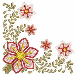 Fancy Flower Corner 02(Sm) machine embroidery designs