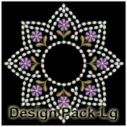 Candlewicking Daisy Quilt(Lg) machine embroidery designs