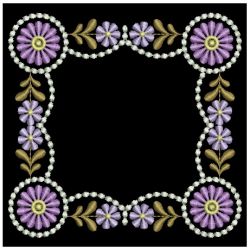 Candlewicking Daisy Quilt 04(Lg)