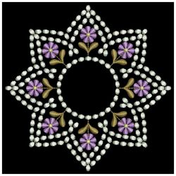 Candlewicking Daisy Quilt 13(Lg)