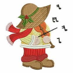 Christmas Sunbonnets 04 machine embroidery designs