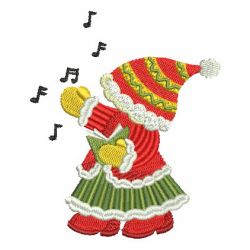 Christmas Sunbonnets 05 machine embroidery designs