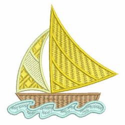 FSL Sailing Boats 07 machine embroidery designs