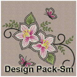 Bauhinia(Sm) machine embroidery designs