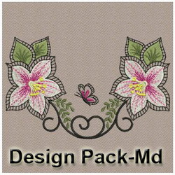 Bauhinia(Md) machine embroidery designs