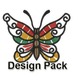 Butterfly Paletted machine embroidery designs