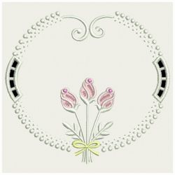 Heirloom Rose Cutwork 01(Sm) machine embroidery designs