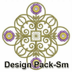 Heirloom Flower Quilt 1(Sm) machine embroidery designs