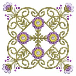 Heirloom Flower Quilt 1 07(Sm) machine embroidery designs