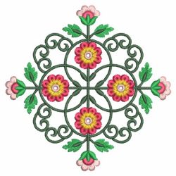 Heirloom Flower Quilt 2 04(Sm) machine embroidery designs