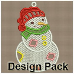 FSL Snowman machine embroidery designs