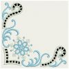 Snowflake Corner Cutwork 08(Lg)