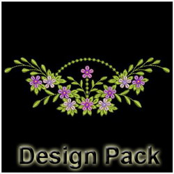 Heirloom Spring Flowers machine embroidery designs