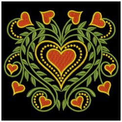 Fancy Heart Quilt 01(Lg) machine embroidery designs