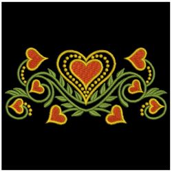 Fancy Heart Quilt 04(Md) machine embroidery designs