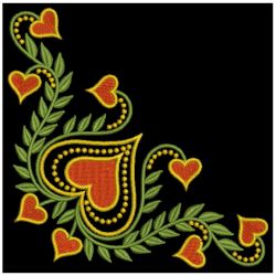Fancy Heart Quilt 07(Md) machine embroidery designs