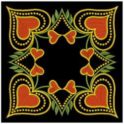 Fancy Heart Quilt 08(Md) machine embroidery designs