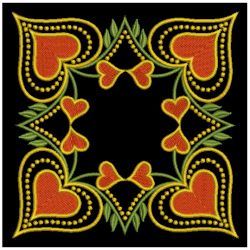 Fancy Heart Quilt 08(Sm) machine embroidery designs