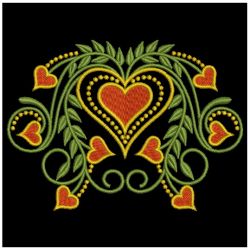 Fancy Heart Quilt 09(Sm) machine embroidery designs