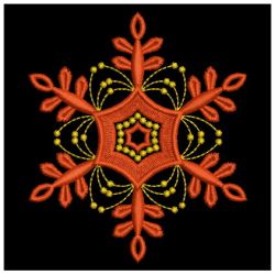 Golden Candlewicking Snowflakes 04