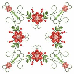 Heirloom Flowers Quilt 01(Sm) machine embroidery designs