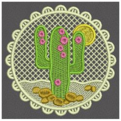 FSL Cactus Doily 08 machine embroidery designs